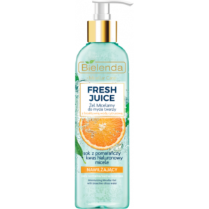 Bielenda FRESH JUICE - Moisturizing Micellar Gel for washing face ORANGE, 190 ml