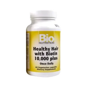 Bio Nutrition Healthy Hair with Biotin 10,000 Plus