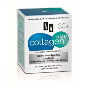 Collagen Hial+ 30+. Firming and moisturizing day cream, 50 ml capacity.