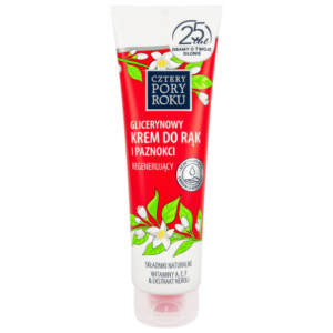 Cztery Pory Roku - glycerine regenerating hand and nail cream with vitamins and neroli extract, 130 ml