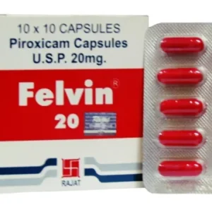 Felvin Piroxicam 20mg Capsule