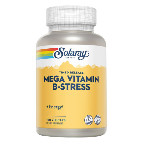 Solaray Mega Vitamin B-Stress Veg Capsules 120?s