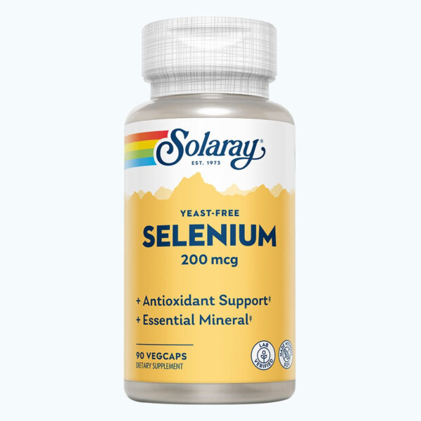 Solaray Selenium 200 mcg VegCapsules For Immune Support & Thyroid Function 90?s