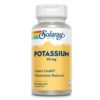 Solaray Potassium 99mg Veg Capsules For Heart Health & Electrolyte Balance, Pack of 100's