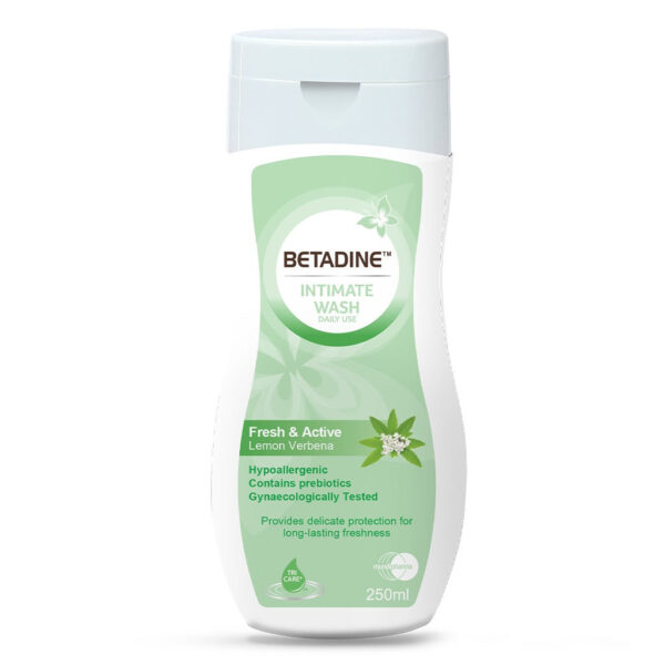 Betadine Daily Use Feminine Intimate Wash, Fresh & Active Lemon Verbena 250ml