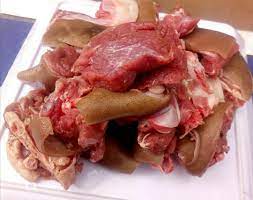 Goat meat ? half kg (cut)