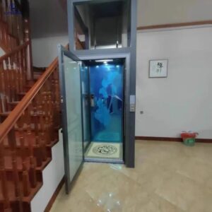 Domestic home lift elevator