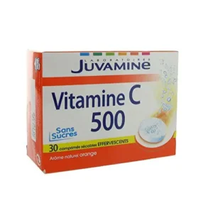 Juvamine Vitamin C 500 30 effervescent tablets