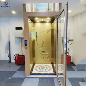 Low noise residential elevator