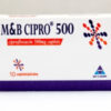 May & Baker Ciprotab 500 x10