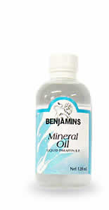 Benjamins Mineral Oil 8oz Glass