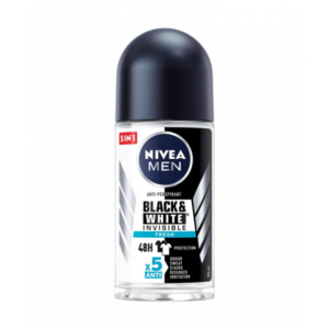 Nivea Men Black & White Invisible FRESH - men's anti-perspirant roll-on, 50 ml