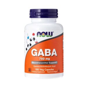 Now GABA 750mg Capsules For Neurotransmitter Support,100?s