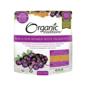 Organic Traditions Maca Women?s With Probiotics Powder