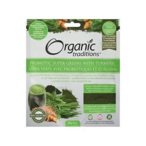 Organic Traditions Probiotic Super Greens With Turmeric