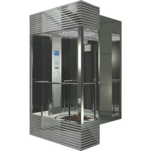 3 floor 3 stops 450kg stainless steel 4 passenger Elevator Lift