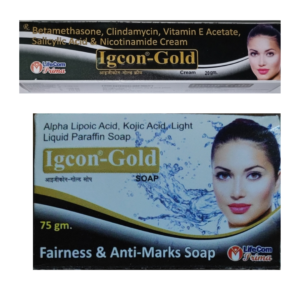 IGCON GOLD CREAM & IGCON GOLD SOAP COMBO