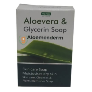 ALOEMENDERM ALOEVERA & GLYCERIN SOAP (75g)