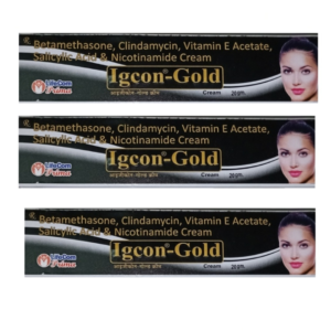 IGCON GOLD CREAM PACK OF 3 (20g EACH)