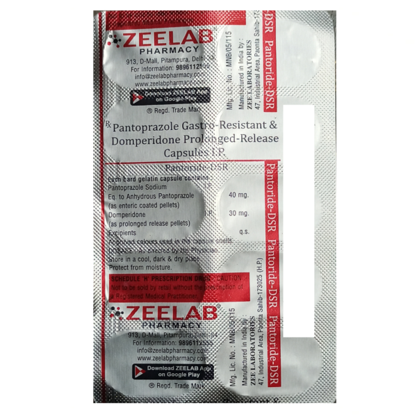 ZEELAB PANTORIDE DSR CAPSULE (10 Capsules)