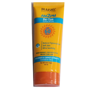 DR.RASHEL AM2PM DE-TAN SUNSCREEN SPF 60 PA+++ (100ml)
