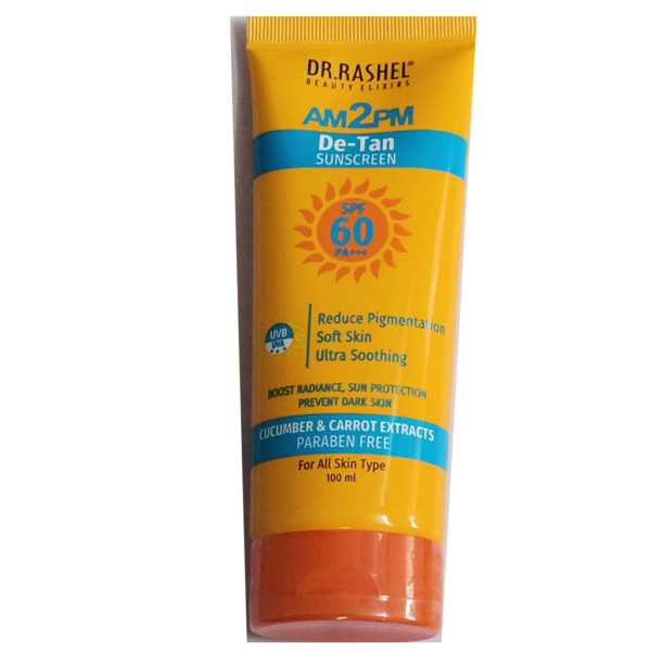 DR.RASHEL AM2PM DE-TAN SUNSCREEN SPF 60 PA+++ (100ml)