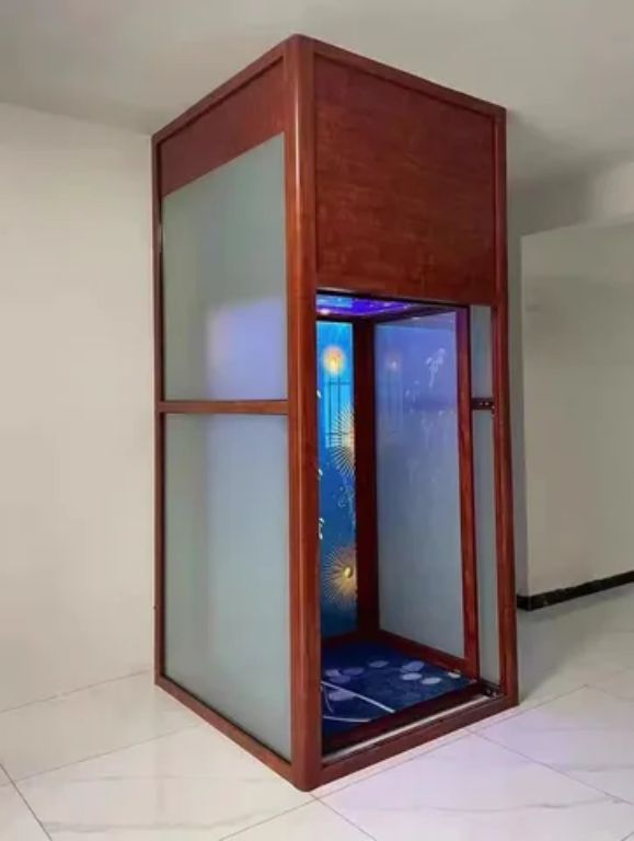 Shaftless lift 2 passenger system