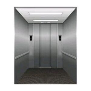 Stainless steel lift door