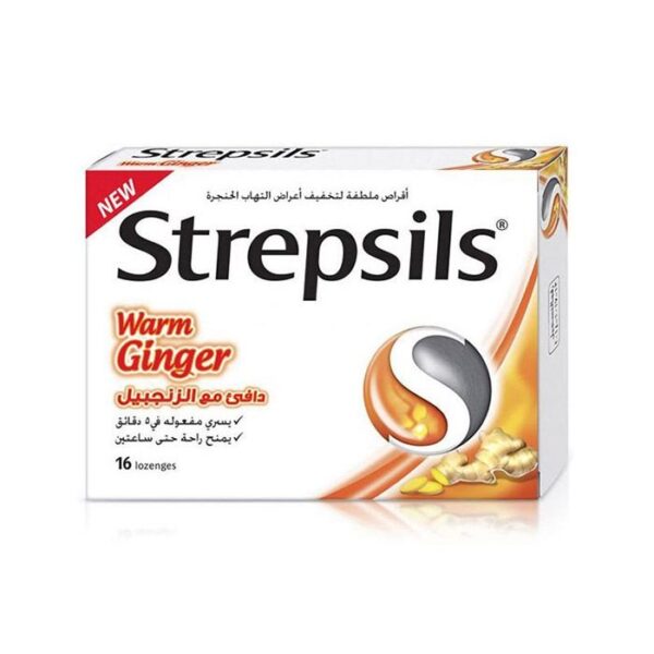 Strepsils Warm Ginger Lozenges 16?s