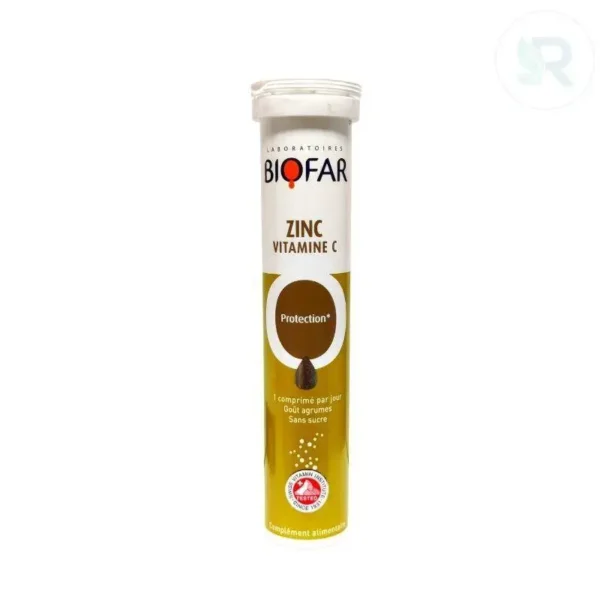 Biofar Vitamin C + Zinc 20 Tablets
