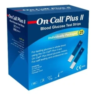 On Call Plus II Test Strips x25