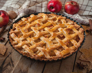 BAKED APPLE PIE-NATURE'S GARDEN