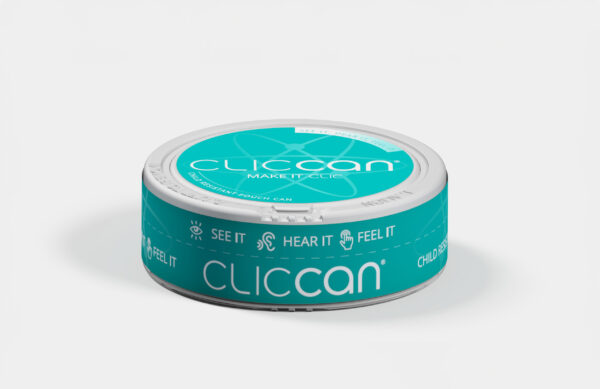 24mm ClicCan ? Child-Resistant Pouch Can with Child-Resistant Waste Compartment