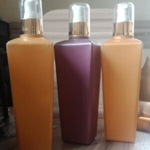 BIG V-SHAPE LOTION CONTAINER (NORMAL POMP)