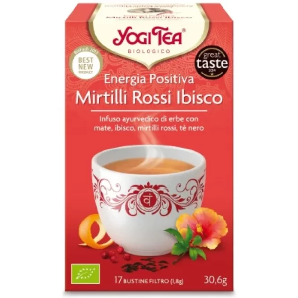 Yogi Tea Positive Energy Arandanos Hibiscus 17 X 1
