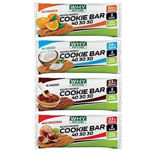 Whynature Cookie 40 30 30 Hazelnut Energy Bar