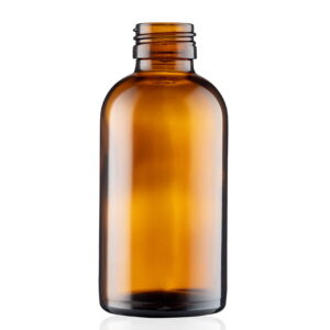 150ml Amber Glass Boston Round