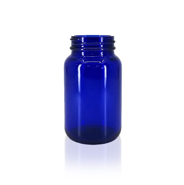 150ml Blue and Green Pharma Jars