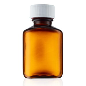 125ml CuboPac? Amber Rectangular Tablet Bottle