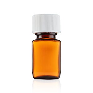 16ml CuboPac? Amber Rectangular Tablet Bottle