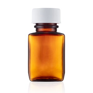 66ml CuboPac? Amber Rectangular Tablet Bottle
