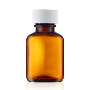 90ml CuboPac? Amber Rectangular Tablet Bottle
