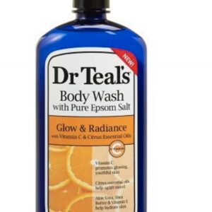 Dr Teal?s Glow & Radiance Body Wash with Vitamin C and Citrus Essential Oils With Pure Epsom Salt