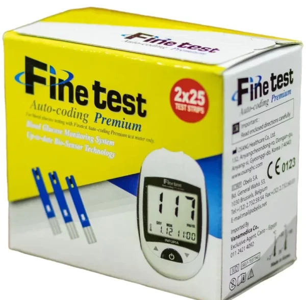 Fine Test Glucometer Strips X50
