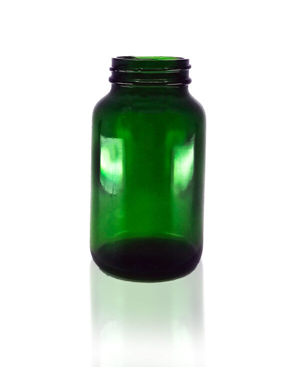 200ml Blue and Green Pharma Jars