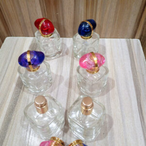 COLOURED RUBY PERFUME BOTTLE