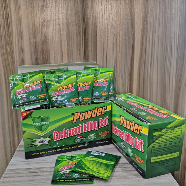 GREEN LEAF/GREY RIVER POWDER ( COCKROACH KILLING BAIT)
