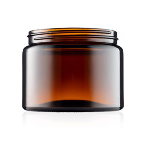 500ml Amber Glass Ointment Jar