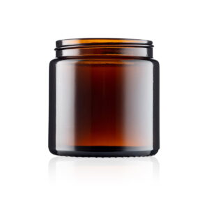 120ml Amber Glass Ointment Jar