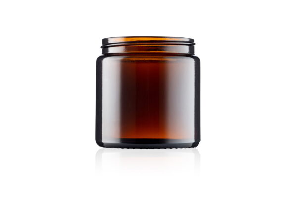 120ml Amber Glass Ointment Jar